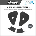Airu95 Black N95 Filter Sheets (15 pcs /pack)