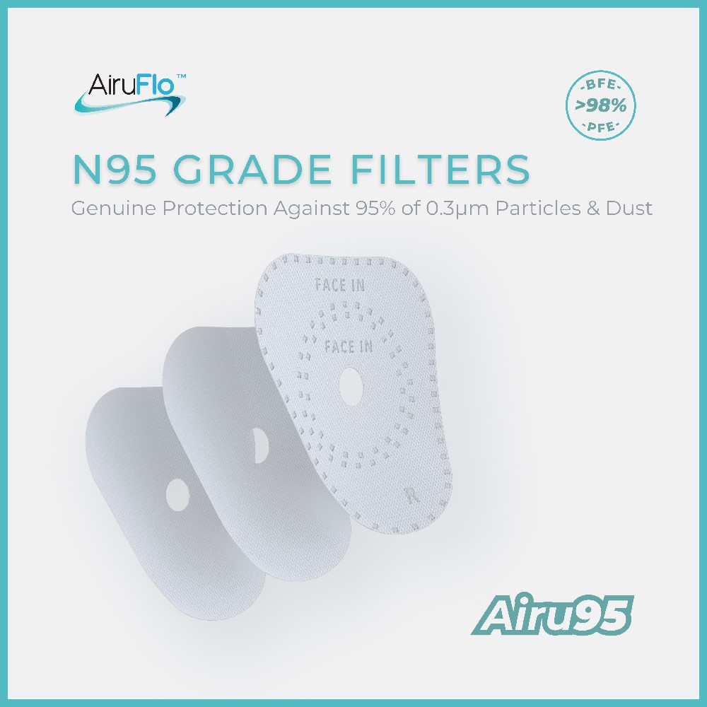 Airu95 N95 Filter Sheets (15 pcs /pack)