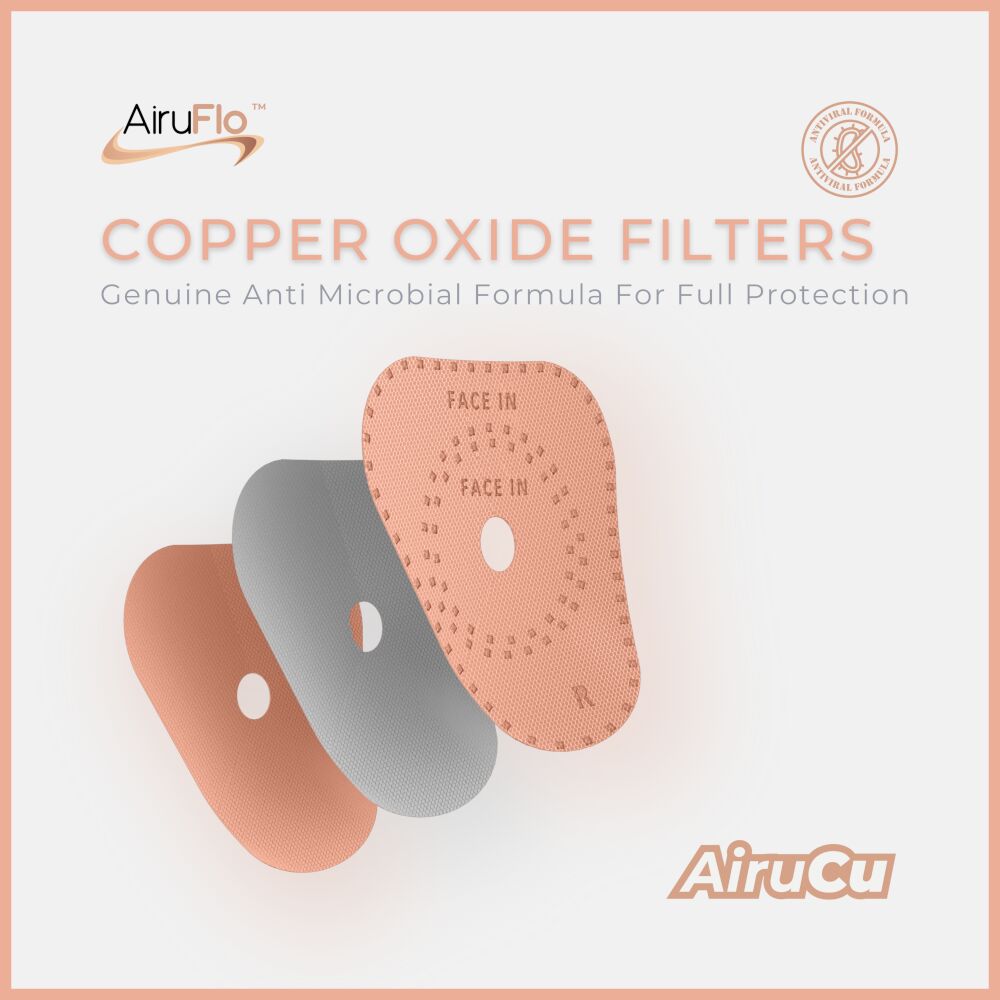 AiruCu Copper Oxide Filter Sheets (15 pcs/pack)